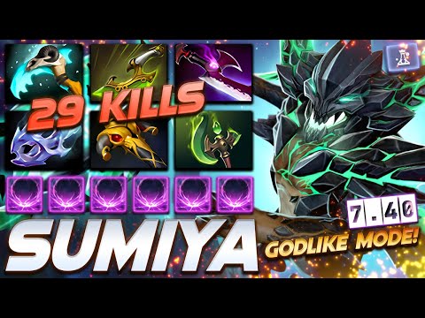 [7.40] SumiYa Outworld Destroyer Godlike Mode - Dota 2 Pro Gameplay [Watch & Learn]