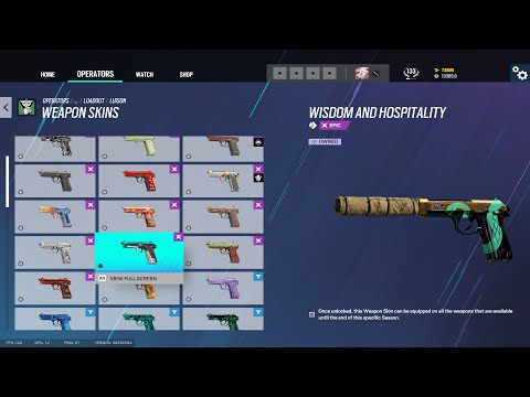 Siege skin glitch: Cav's pistol "wisdom and hospitality"