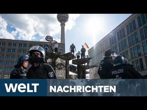 WELT NEWS IM STREAM: Bundesweit Hygiene-Demos gegen Corona-Maßnahmen - Viele Extremisten erwartet