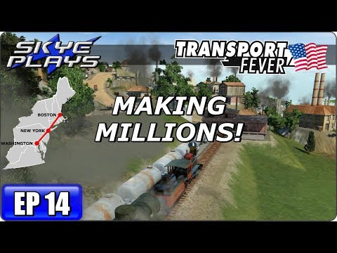 Transport Fever BOS-WASH Part 14 ►MAKING MILLIONS!◀ Gameplay