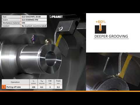 Pramet GL parting-off and grooving range