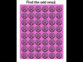 find the odd emoji