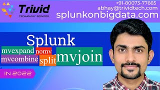 mvexpand mvcombine nomv split mvjoin #splunk #splunktraining #bigdata #eval #multivalue #abhaysingh