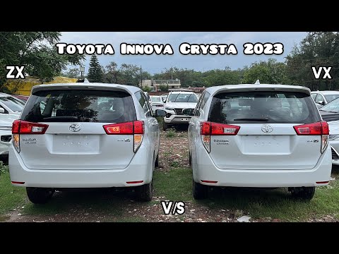 New Toyota Innova Crysta Facelift 2023 🔥 VX vs ZX - Which one should you buy? Detailed Comparison!