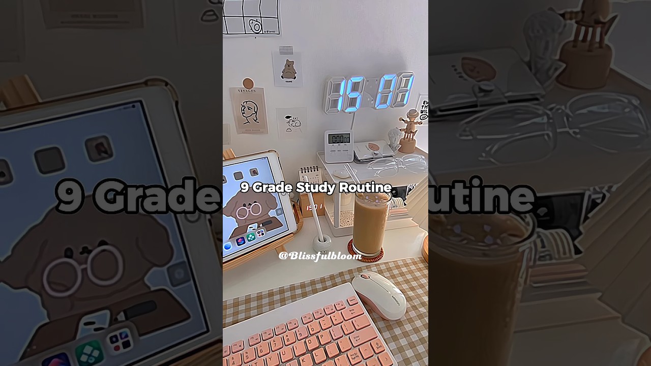 9th grade study routine ||💯💯 8 grade study routine#study #studyroutine#shorts#aesthetic #motivation