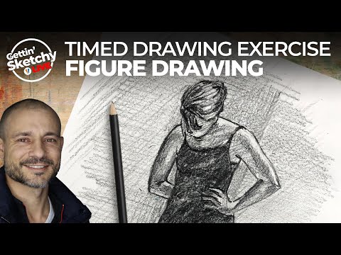 Gettin' Sketchy LIVE - Timed Drawing Exercise - Figure Drawing