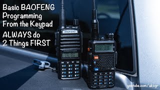 PROGRAM YOUR BOAFENG | HAM Radio Tips | AKOGR