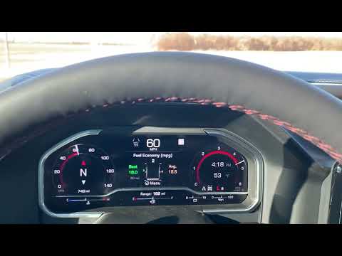 2023 GMC 6.2L AT4X Corsa muffler inside cab WOT sound clip