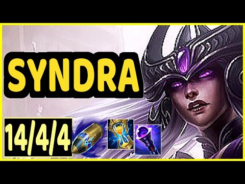 SYNDRA VS AZIR - 14/4/4 KDA MID GAMEPLAY CHALLENGER I