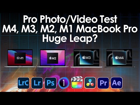 M4, M3, M2, M1 MacBook Pro - Pro Photo & Video Test! Is M4 a worthy upgrade?