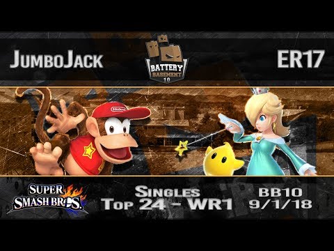 Battery Basement 10 - JumboJack (Diddy Kong) Vs. ER17 (Rosalina & Luma) - Top 24 - Winners Round 1
