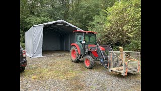 Zeltaubau | Lagerzelt für Heuballen