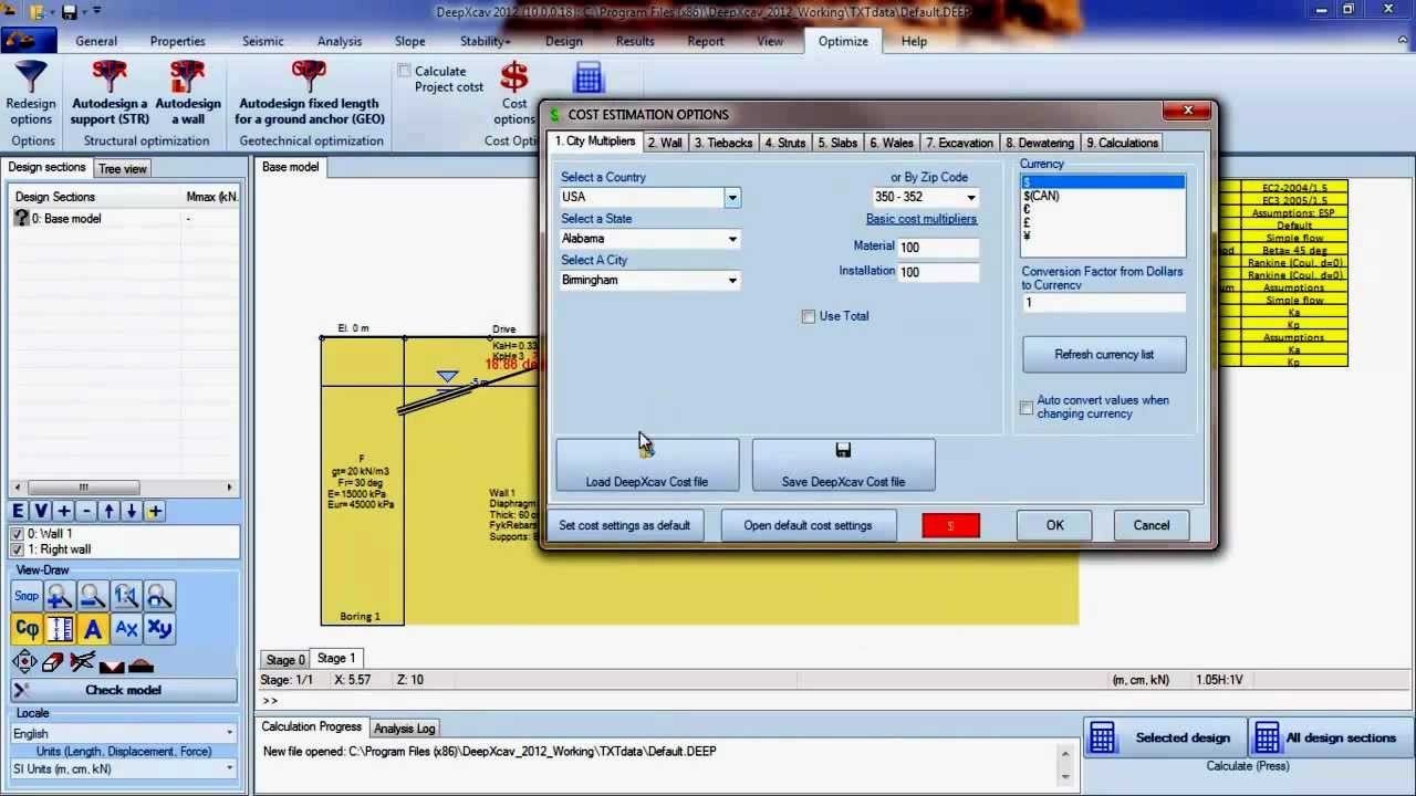 Introduction to DeepXcav 2012 - powerful geotechnical software