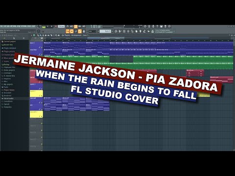 Jermaine Jackson- Pia Zadora- When The Rain Begins To Fall - Instrumental Cover Fl Studio