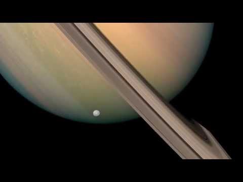 NOW IN 4K! Saturn Cassini Photographic Animation