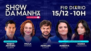SHOW DA MANHÃ - O CALVÁRIO DE BOLSONARO - MORAES FECHA O CONGRESSO - 15/12/2025