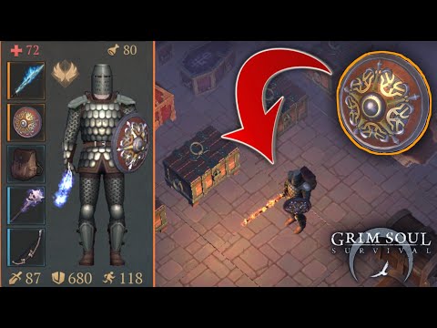 STUNNING SHIELD GAMEPLAY 😱 FIRST STUNNING SHIELD GAMEPLAY ON YT! - Grim Soul: Dark Fantasy Survival