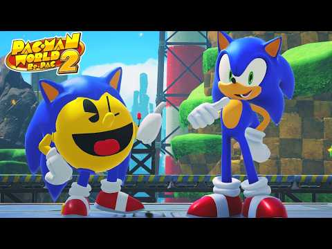 Pac-Man World 2 Re-Pac - Sonic the Hedgehog DLC - Full Game 100% Walkthrough