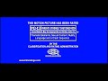 MPAA Rating Screen PG 13 2005