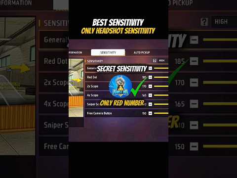 🎯 Best Only Headshot Sensitivity – Become a One Tap Legend in Free Fire! 😱