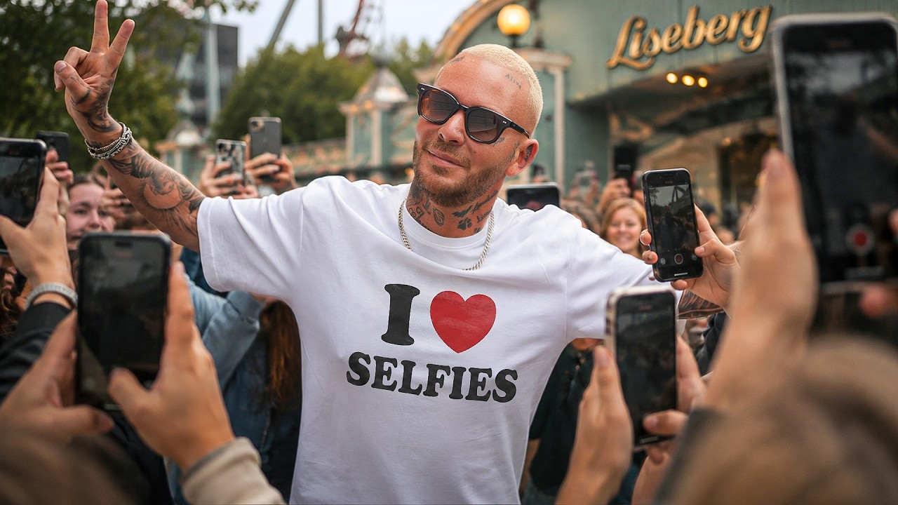 Joakim Lundell på Liseberg: så många fanbilder blev det