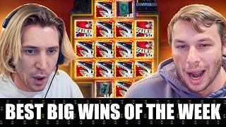 TOP 10 BIGGEST STREAMERS SLOT WINS OF THE WEEK / xQc, xPosed, Yassuo, Trainwreck