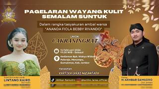 Download lagu Pagelaran Wayang Kulit Dalam Rangka Ambal Warsa FIOLA BEBBY RIVANDO, Bersama KI AKHBAR SAMUDRO mp3
