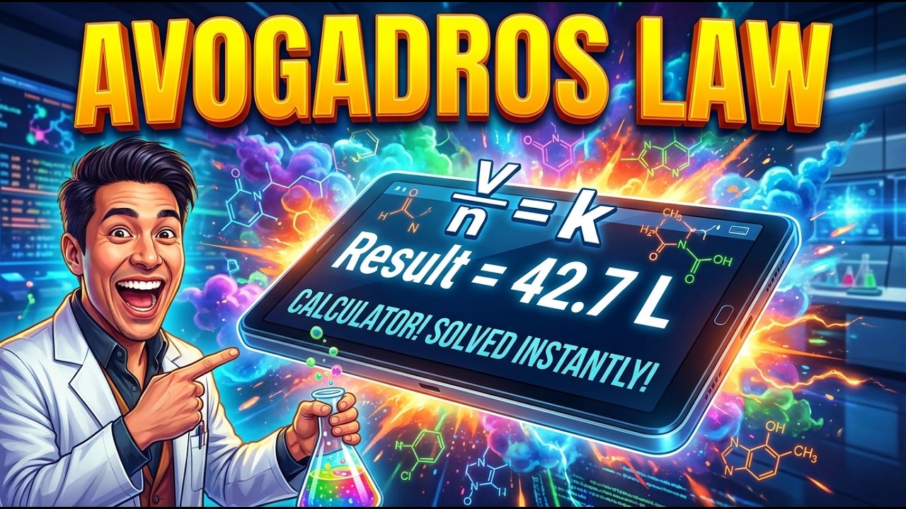 Avogadros Law Interactive Calculator