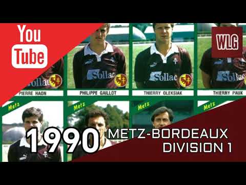 Metz VS Bordeaux 1990/91 J4