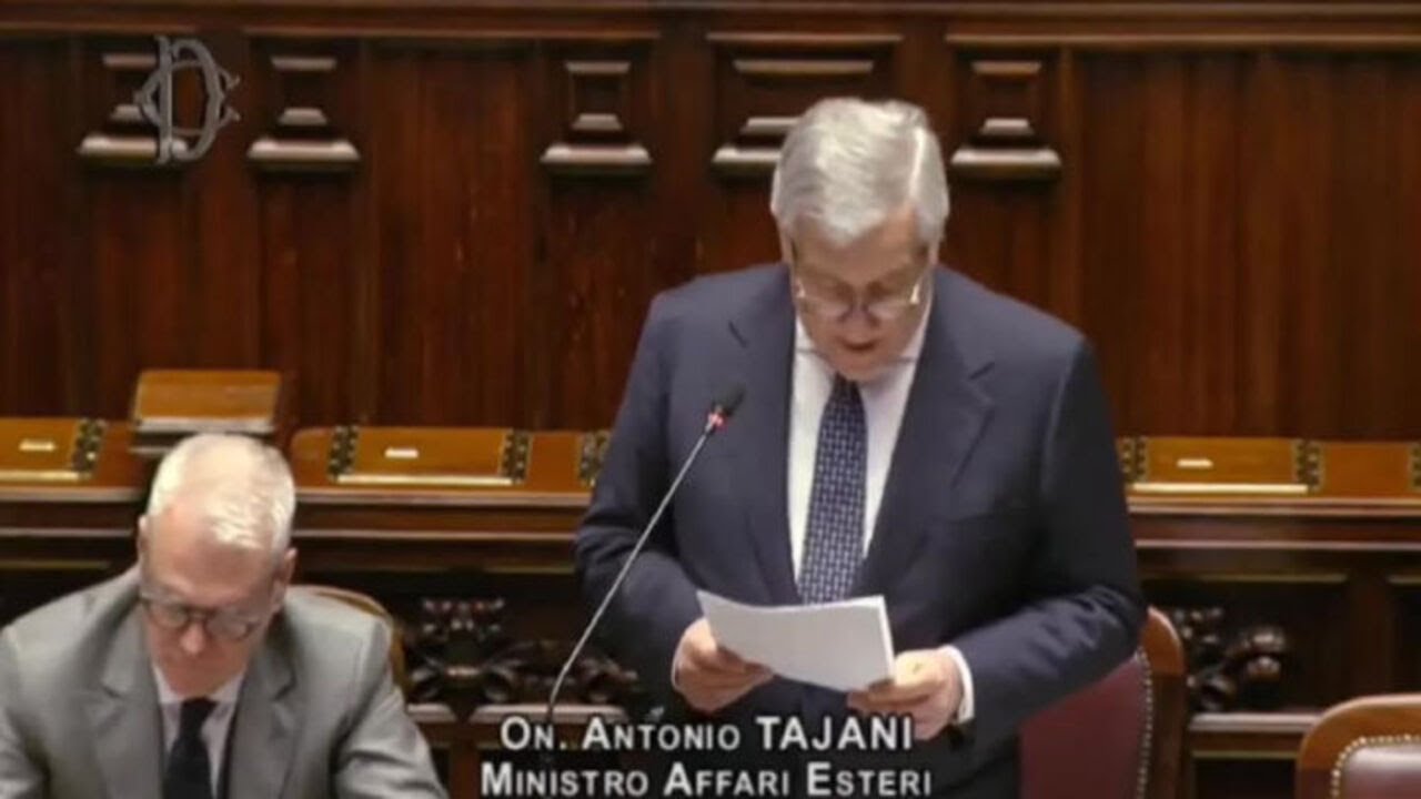 Board of Peace, Tajani: "No a visioni partigiane davanti a bene supremo della pace"