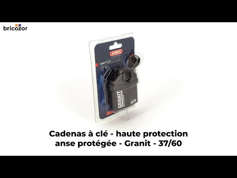 Cadenas à clé - haute protection - anse protégée - Granit™ - 37/60 ABUS