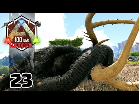 DERRUBANDO O NOSSO FARMADOR DE MADEIRA -  ARK HARDCORE: ARK:SURVIVAL EVOLVED - #23