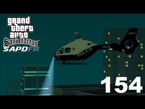 MTA SA: SAPDFR Online Gameplay 154 (Flying and Crashing)