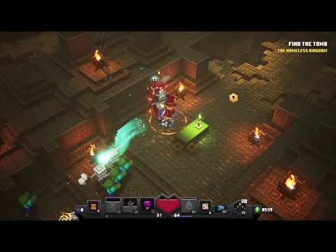 Insane obsidian chest farm ( so much good loot) minecraft dungeons