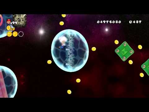 Newer Super Mario Bros Wii # World 7-4 Spacedust Heap