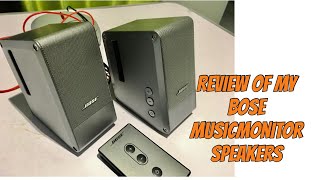 Video thumbnail for Bose music monitor speakers review and sound demo by Ting