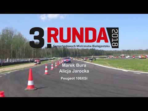 3. runda SMB 2018 - M.Bura/A.Jarocka  Peugeot 106XSi