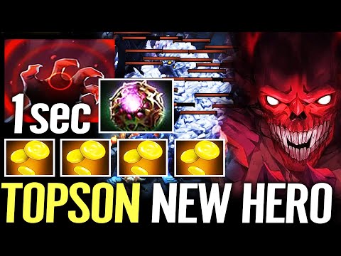 🔥 TOPSON 100% NEW HERO MID — Octarine 1SEC SPAM Shadow Poison + Dagon WTF Demon Dota 2 Pro