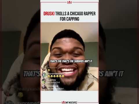 Druski trolls a Chicago rapper for Capping 😂😂