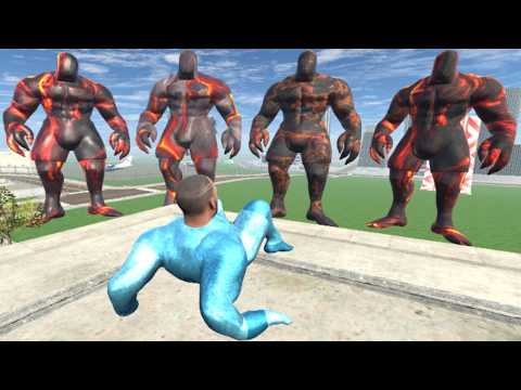 Franklin Ice Monster Saving His House From Lava Monster Team - INDIAN BIKES DRIVING 3D