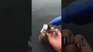 #easy #amazing thali decoration ideas with glitter #shorts