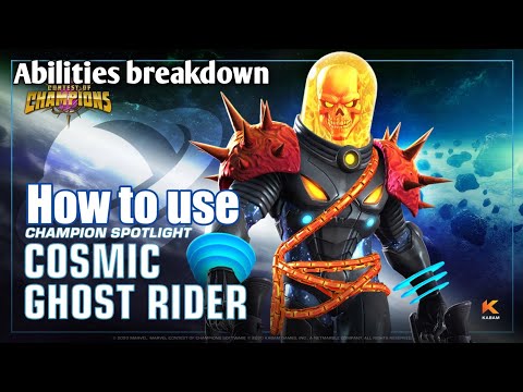 How to use Cosmic Ghost Rider [Abilities Breakdown] - Marvel Contest of Champions