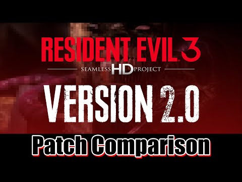 Resident Evil 3: Nemesis | Seamless HD Project 2.0 Update - Patch Comparison