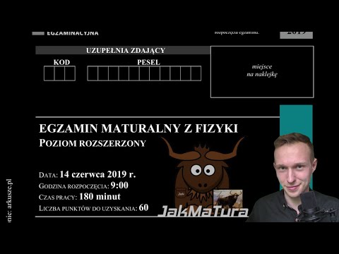 LajfTur: Arkusz Matura 2019 (Czerwiec) | Matura Rozszerzona z Fizyki
