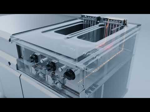 Friggitrice elettrica industriale MKN K&Ouml;LN con FrySafe e EasyLift, 42 kW