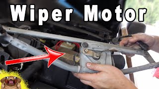 WINDSHIELD WIPER MOTOR REPLACEMENT / WINDSHIELD COWL REPLACEMENT