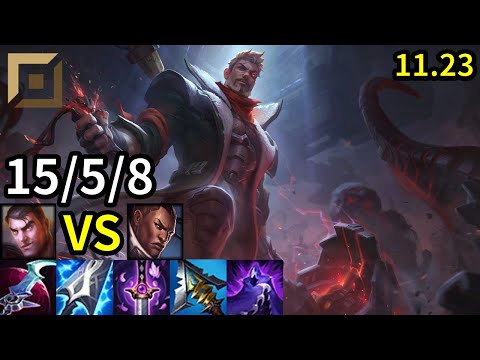 Jayce Top vs Lucian - KR Master | Patch 11.23