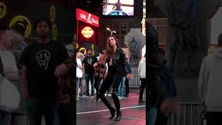 Beyonce Upgrade U Heels Dance Video In Times Square NYC 👠 - Liz Sanchez