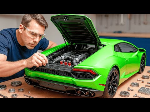Man Builds $15,000 RC Lamborghini with Real Engine | Start to Finish by @septemberflow