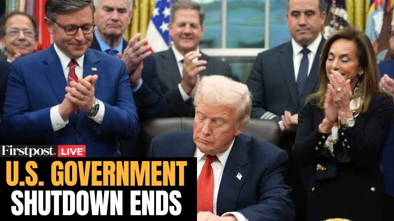 US Government Shutdown LIVE: President Trump Signs Funding Bill, Ends Shutdown after 43 Days | N18G